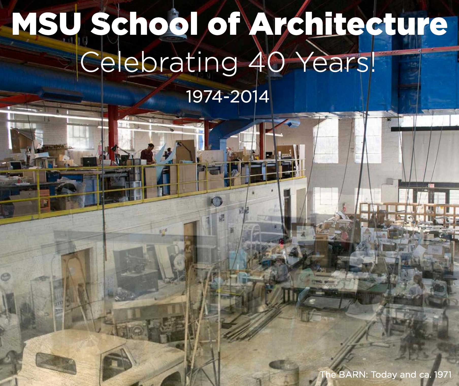 Cover image for scrapbook, MSU School of Architecture, Celebrating 40 Years