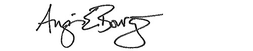 signature of Angi Bourgeois