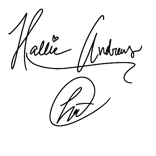 Signature of Hallie Andrews