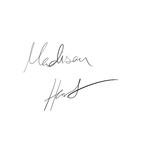 Signature of Madison Hart